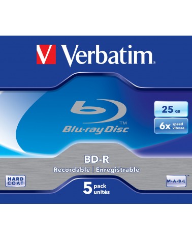 icecat_VERBATIM BD-R 25 GB, Blu-ray-Rohlinge, 43715