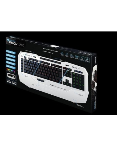 icecat_ROCCAT Isku FX, weiß Multicolor Gaming Tastatur, Isku
