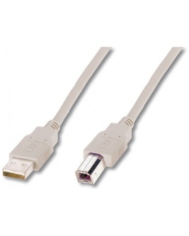 icecat_ASSMANN USB 2.0 Kabel Typ A-B  3.0m USB 2.0 konform beige, AK-300105-030-E