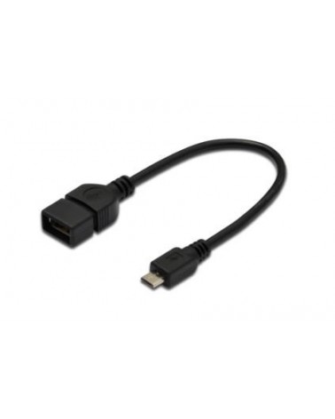 icecat_ASSMANN DIGITUS USB 2.0 Adapterkabel, OTG, Typ micro B - A St Bu, 0.2m, AK-300309-002-S