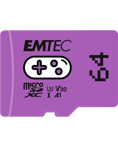 icecat_EMTEC MicroSD Card  64GB SDXC CL.10 UHS1 U3 V30 A1 Gaming, ECMSDM64GXCU3G