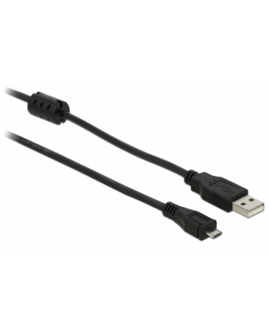 icecat_Delock Kabel USB2.0-A Stecker zu USB-micro B Stecker 2m, 82335