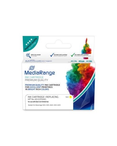 icecat_Media Range MediaRange Patrone HP NR 655 mit Chip gelb, MRHP655Y