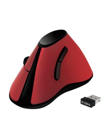 icecat_LogiLink Maus, ergonomisch vertikal, Funk 2.4 GHz, rot, TI020