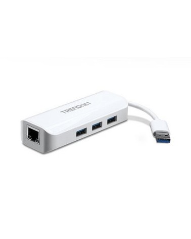 icecat_TRENDnet USB 3.0 zu 1* Gbit Ethernet Adapter und 3* USB 3.0, TU3-ETGH3