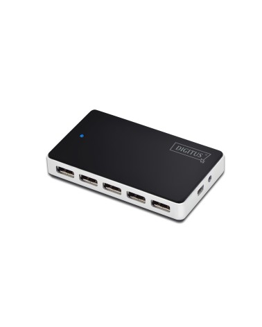 icecat_ASSMANN DIGITUS USB 2.0 Hub, 10-Port USB A F, 1x USB mini, DA-70229