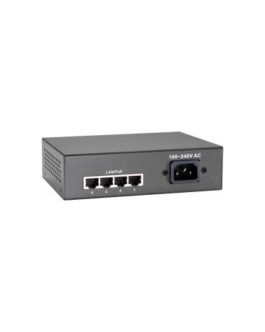 icecat_DIGITAL DATA LevelOne 5-Port Fast Ethernet PoE Switch,  4 PoE Outputs, 90W, FEP-0511W90