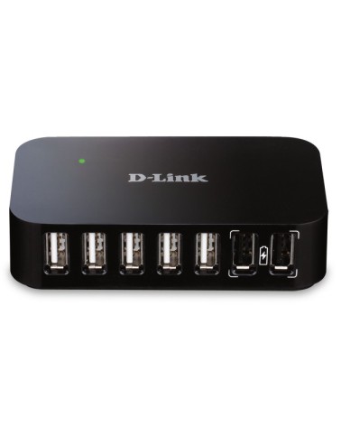 icecat_D-Link DUB-H7 USB 2.0 Hub 7-Port mit Netzteil, DUB-H7 E