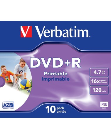 icecat_VERBATIM DVD+R 4,7 GB, DVD-Rohlinge, 43508