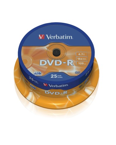 icecat_VERBATIM DVD-R 4,7GB 120Min 16x Cakebox (25Disc), 11-020-065