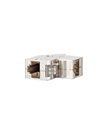 icecat_METZ CONNECT RJ45-Kupplung Cat.6 snap-in, 90Gr 1309A1-I, 1309A1-I