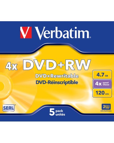 icecat_VERBATIM DVD+RW 4.7GB 120Min 4x Jewelcase(5Disc), 11-020-096