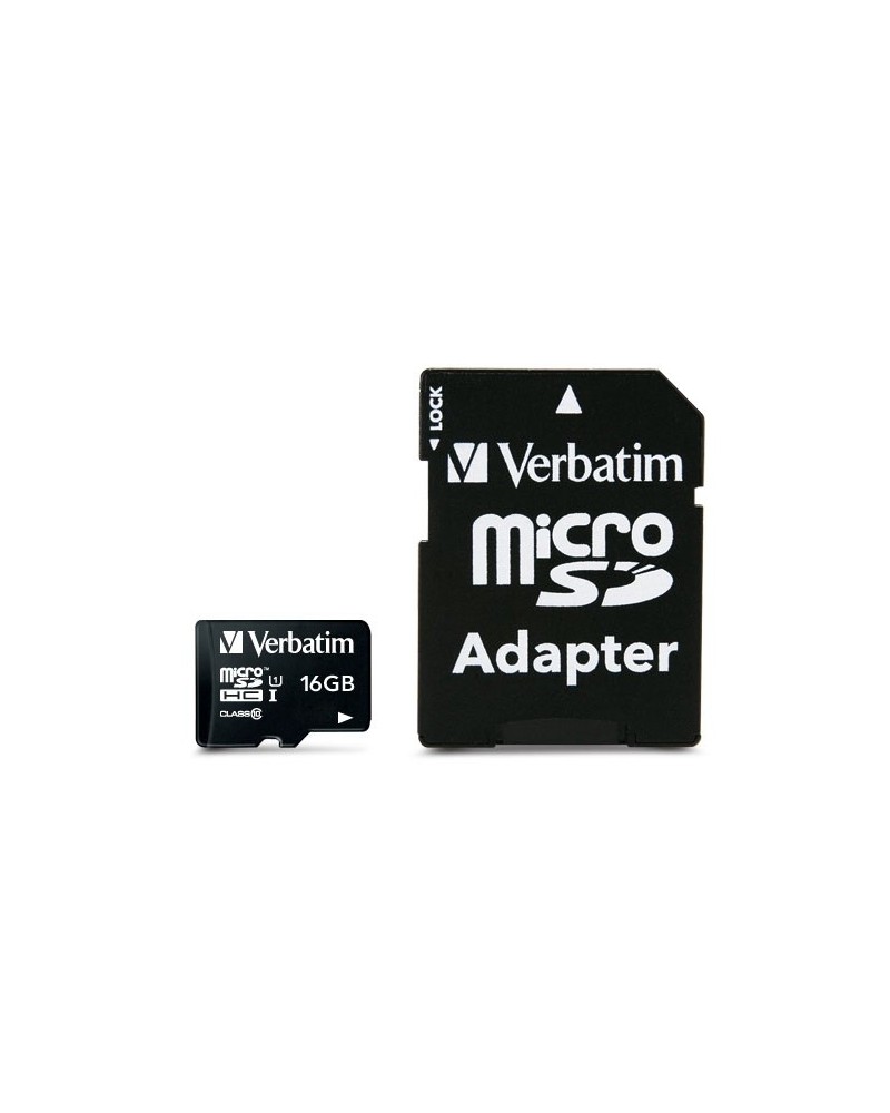 icecat_VERBATIM microSDHC          16GB Class 10 UHS-I incl Adapter, 44082
