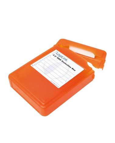 icecat_LogiLink Festplatten Schutz-Box für 3,5 HDD´s, orange, UA0133O