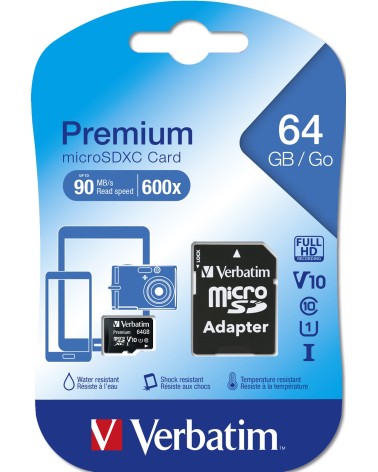 icecat_VERBATIM 64 GB microSDXC, Speicherkarte, 44084