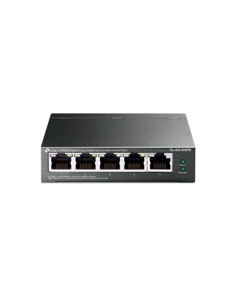 icecat_TP-Link TL-SG105PE 5-Port Gigabit (4x PoE+) L2 Smart Switch, TL-SG105PE