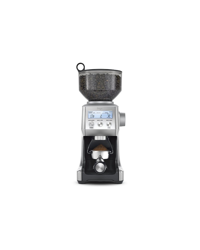 9312432029797 - SAGE Kaffeemühle The Smart Grinder Pro SCG820BSS4EEU1 Kaffeemühlen Edelstahl Kegelmahlwerk silberfarben (edelstahlfarben anthrazit grau) Mühlen Kaffeemühle