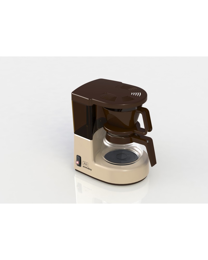 Melitta Aromaboy II 1015-03 beige/braun 2 - M 25-96 Tassen Filterkaffeemaschine Glaskanne