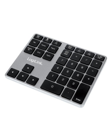 icecat_LogiLink Keypad Bluetooth, mit 35 Tasten, ALU, Space grau, ID0187