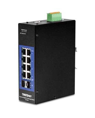 icecat_TRENDnet Industrie Switch 10 Port Gbit L2 Managed DIN-Rail, TI-G102I