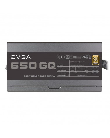 icecat_EVGA 650 GQ 80+ GOLD 650W, PC-Netzteil, 210-GQ-0650-V2