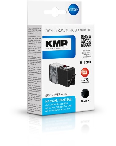 icecat_KMP Printtechnik AG KMP Patrone HP NR.903XXL black pig. 1300 S. H176BX kompatibel, 1756,0201