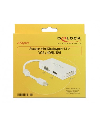 icecat_Delock Adapter MiniDisplayport  VGA HDMI DVI, 62630
