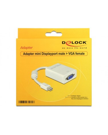 icecat_Delock Adapter mini Displayport  VGA 15 pin Buchse für Apple, 65130