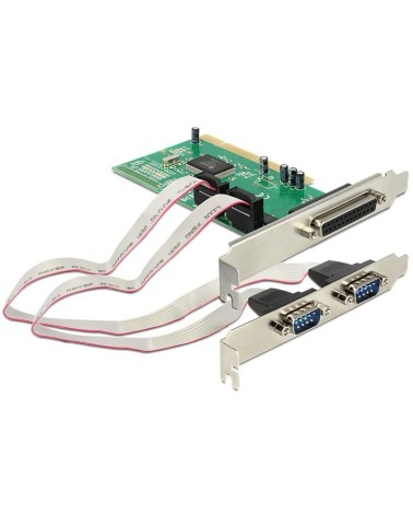 icecat_Delock 3-Port PCI-Karte Parallel RS-232 1x Parallel 2x Seriell, 89004