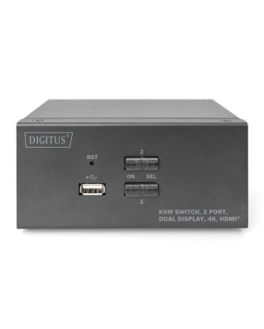 icecat_ASSMANN DIGITUS KVM-Switch, 2-Port, Dual-Display, 4K, HDMIÂ®, DS-12860