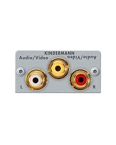 icecat_Kindermann Anschlussblende Video Audio(3xCinch) 7444000530, 7444000530