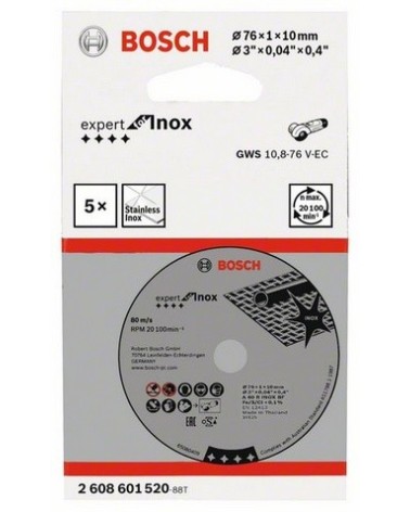 icecat_Bosch TS 76x1x10mm Expert for Inox,5 Stk., 2608601520