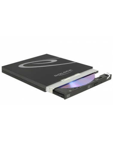 icecat_Delock Externes Gehäuse für Ultra Slim SATA Laufwerke 9,5 mm  USB Type-C Buchse, Laufwerksgehäuse, 42595