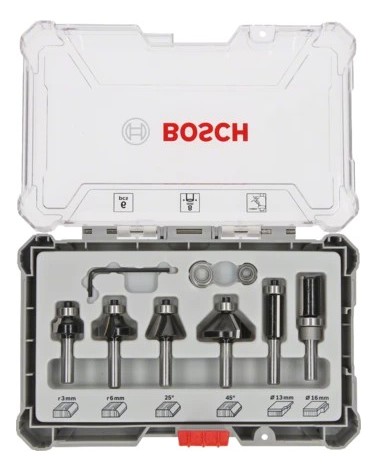 icecat_Bosch FrÃ¤ser-Set Trim\&Edging 6tlg., 2607017469