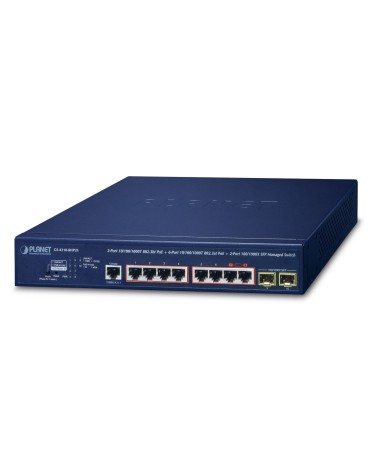 icecat_Planet Technology Corp. PLANET 2Port GE 802.3bt + 6Port GE 802.3at + 2Port 1000X SFP, GS-4210-8HP2S