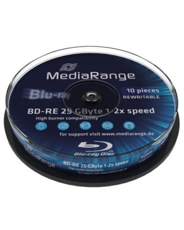 icecat_Media Range MediaRange Bluray 25GB 10pcs BD-RE Spindel 2x, MR501