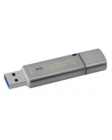icecat_Kingston Technology Kingston Data Traveler Locker+ G3, USB 3.0, 32GB,  Silber, DTLPG3 32GB