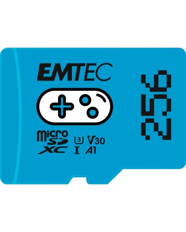 icecat_EMTEC MicroSD Card 256GB SDXC CL.10 UHS1 U3 V30 A1 Gaming, ECMSDM256GXCU3G