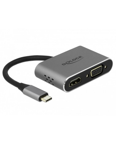 icecat_Delock Adapter USB-C  HDMI + VGA + USB 3.0 + PD, 64074