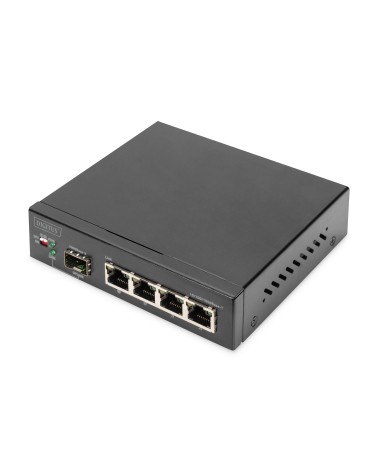 icecat_DIGITUS Switch  4Port Gigabit 1SFP Uplinks schwarz, DN-80120