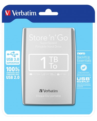 icecat_VERBATIM Store n Go 2,5      1TB USB 3.0 silber, 53071