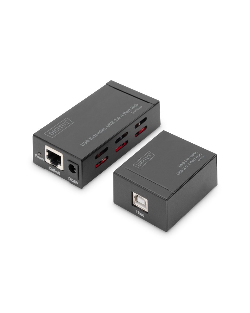 icecat_ASSMANN Digitus USB Extender, USB 2.0 4 Port Hub, DA-70143