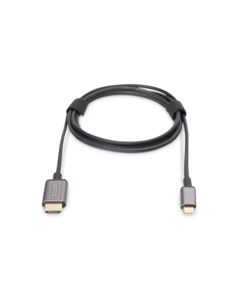 icecat_ASSMANN DIGITUS USB-C - HDMI Adapter, 1,8 m 4K 30Hz, schwarz, 1,8 m, DA-70821