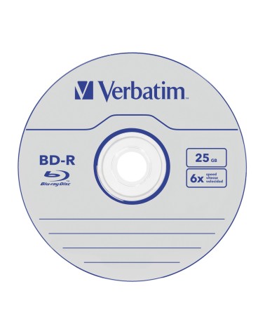 icecat_1x5 Verbatim BD-R Blu-Ray 25GB 6x Speed Datalife No-ID Jewel, 43836
