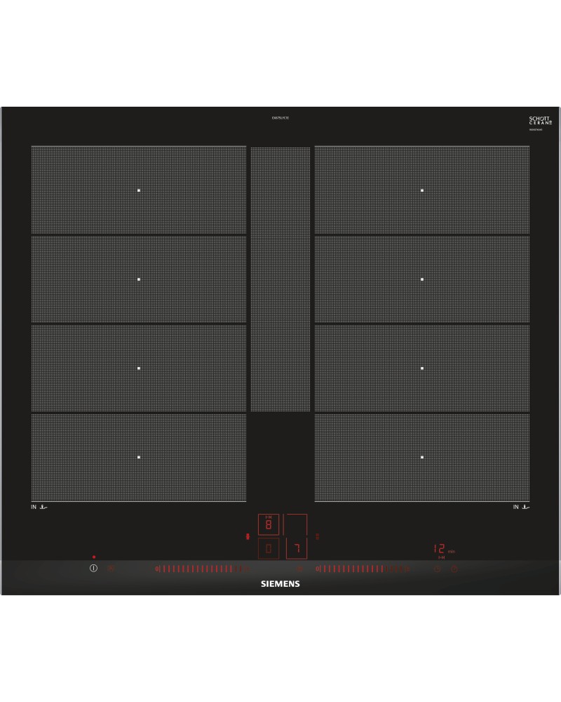 icecat_Siemens Kochfeld, Edelstahl, Integriert Zonen-Induktionskochfeld 4 Zone(n), EX675LYC1E