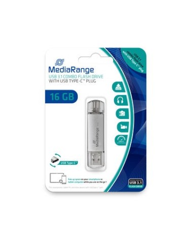 icecat_Media Range MediaRange USB-Stick 16 GB USB 3.1 combo mit USB Type-C, MR935
