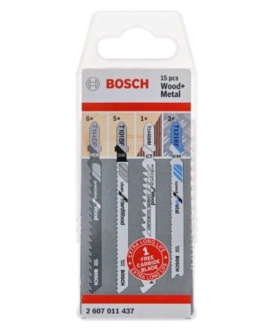 icecat_Bosch StichsÃ¤geblatt-Set 15-tlg. Wood and Metal, 2607011437