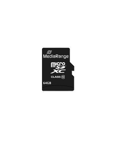 icecat_Media Range MediaRange SD MicroSD Card 64GB SD CL.10 inkl. Adapter, MR955