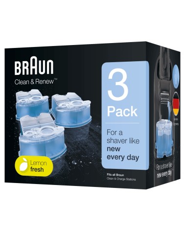 icecat_Braun Braun clean \& renew CCR3 Reinigungskartuschen 3er-Pack, 382355