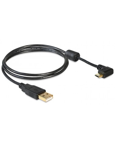 icecat_Delock Kabel USB micro-B Stecker  USB-A St Ferrk. 1m 90° links rechts, 83147